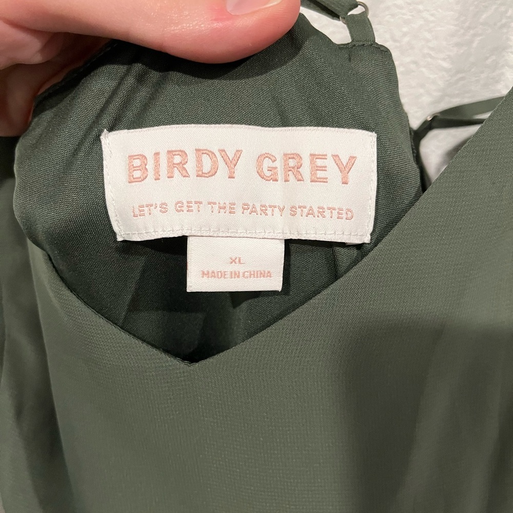 Birdy Grey Theresa Chiffon Dress - Olive